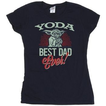 Disney Camiseta manga larga Mandalorian Dad para mujer