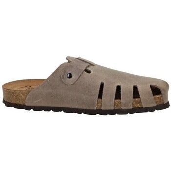 Interbios Sandalias Zuecos de piel para mujer