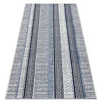 alfombra de cuerda sisal color 47276396 rayas blanco 160x230 cm