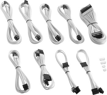 CABLEMOD PRO ModMesh RT-Series ASUS ROG/Seasonic Cable Kit - White, White