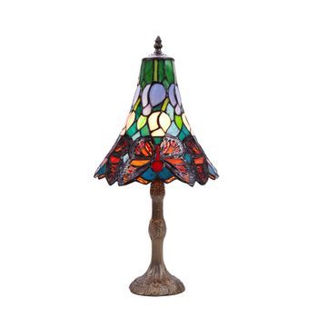 Sobremesa Tiffany Base Con Forma Serie Butterfly D-25cm