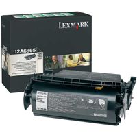 lexmark 12a6865 original black toner cartridge