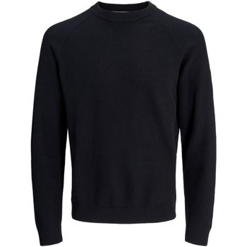 Jack & Jones Jersey 12266511 JCOMAZER KNIT CREW NECK BLACK para hombre