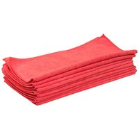 premium microfibre 10 pack 40x40cm - red