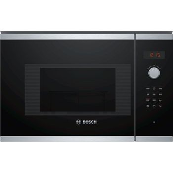 Bosch BEL523MS0 Microondas Integrable con Grill 20L 800W Acero Inoxidable