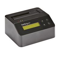 borrador de discos duros startech sdock1eu3p usb 30 a sata lcd 9 modos taa