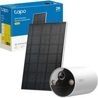 tp-link tapo tc82 kit - camara de seguridad solar con bateria 2k 3mp para exteriores sin mantenimiento vision nocturna a color ideal para exteriores deteccion y notificacion inteligente de