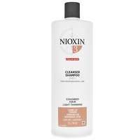 nioxin 3d care system system 3 step 1 color safe cleanser shampoo for colored hair with light thinning 1000ml