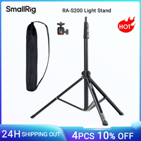 smallrig ra-s200 soporte de luz para fotografia soporte de luz liviano para luces cob reflectores softboxes carga maxima 4 kg -4379