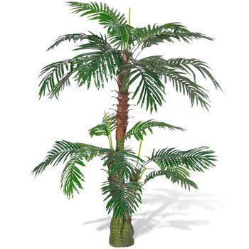 Árbol Palmera Artificial Cycas 150 Cm Vidaxl