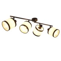 revord - foco de techo de metal color negro 29 cm e14 max 25 w