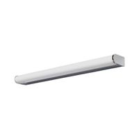lampara de pared de metal plateado