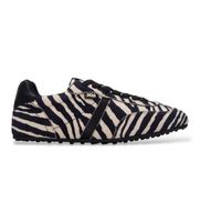 xti para mujer 14615305-cebra zapatillas 146153 negro 37 plano cordones casual animal print