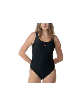 Bañador de Natación Aquarapid Costume Intero Negro Mujer