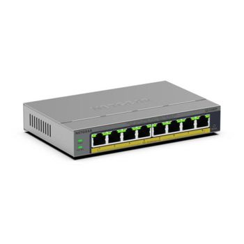 Switch gestionado 8 puertos Gigabit L2/L3 PoE+ 62W VLAN QoS Carcasa metálica NETGEAR GS108EP