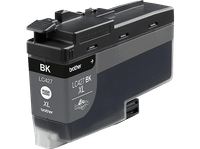 cartucho de tinta - brother lc427xlbk hasta 6000 paginas xl negro