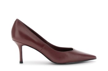 escote de cuero bordeaux 36