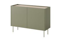 comoda de 2 puertas con pie de metal 120x85 cm