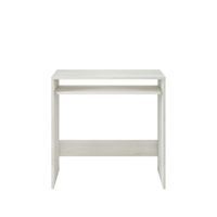 mesa de escritorio compacta 79x43 cm melamina blanco alpes