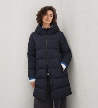 ECOALF para mujer. MCWGAJKMANLI0987W26-161 Chaqueta Manlie marino (M), Casual, Poliéster Reciclado