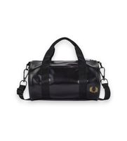 fred perry para hombre l1400 bolsa de deporte classic mini negro dorado osfa casual poliester reciclado sostenible
