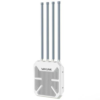 Wavlink AERIAL HD6 WiFi6 Enrutador Exterior AX1800 de Largo Alcance a Prueba de Climas Wireless WIFI Extender/AP/Repeate