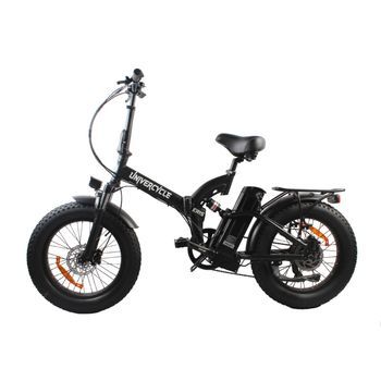 Bicicleta Eléctrica Univercycle B4 - Motor 350w Batería 48v13ah 20 Pulgada Neumáticos Freno De Disco Hidráulico - Negro