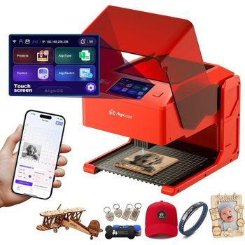 Algolaser Pixi Máquina De Grabado Láser 5w, Portátil E Inteligente Con Pantalla Táctil De 3,5