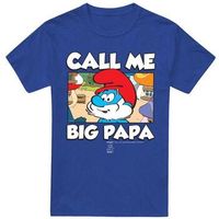 the smurfs camiseta call me big para mujer
