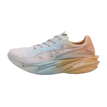 Zapatillas Puma Deviate NITRO Elite 4 Run Club Azul Naranja SS26 Mujer, Talla 36 - EUR