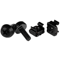 m5 screwscage nuts - 50 pack black