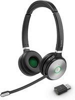 yealink wh62 portable auriculares inalambrico diadema llamadasmusica negro gris