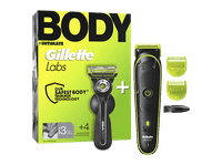 afeitadora corporal - gillette labs i3 body  intimate tecnologia skinfirst wetdry 2 peines pack con maquinilla de afeitar gillettelabs