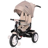 triciclo evolutivo jaguar con capota  asiento giratorio 360 y ruedas neumaticas de lorelli - ivory