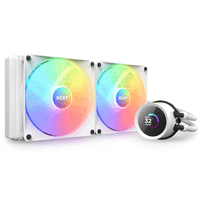 refrigeracion liquida nzxt kraken 280mm  rgb fan  blanco  display lcd