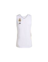 camiseta tirantes de baloncesto adidas real madrid bb h infantil blanco