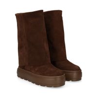 casadei botas con tacon mujer - marron talla 39