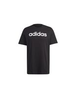 camiseta adidas essentials single jersey negro hombre