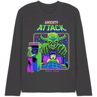 steven rhodes camiseta manga larga anxiety attack para mujer