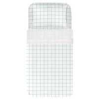 juego sabanas estampadas cuadro verde -  cama150 2 funda almohada 50x