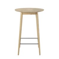 mesa alta de comedor para hosteleria de roble d70 cm