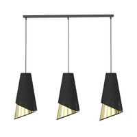 lampara colgante vist negrooro 3 luces