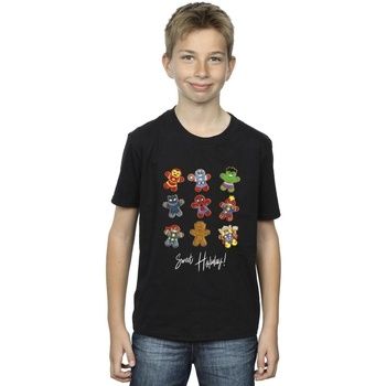 Marvel Tops y Camisetas Gingerbread Avengers para niño