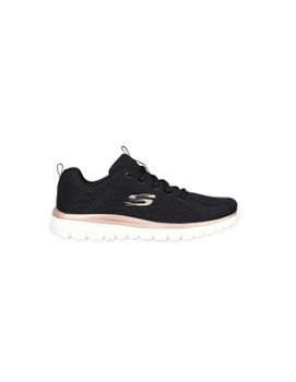 Zapatillas Skechers Graceful-Get Connect Mujer Negro/Rosa