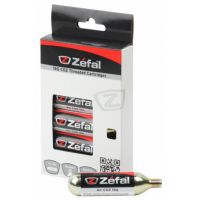 zefal  cartucho de co2 16grs  6 uds  - displonible en varias tallas 16g c02 los cartuchos roscados estan disenados para inflar en alta presion rapidamente buen compromiso entre peso y capacidad