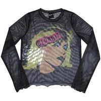 blondie camiseta manga larga punk para mujer