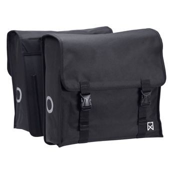 Bolsa De Bicicleta Doble 46 L Negro Willex