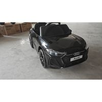 aiyaplay coche electrico para ninos 12v audi a5l con mando a distancia bateria de litio 2 motores negro