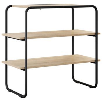 Mesa Consola Roble Sonoma 100 X 41 X 75 Cm Madera De Ingeniería Vidaxl