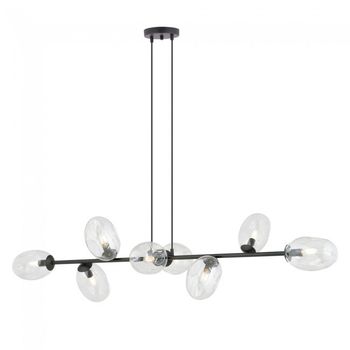 Lámpara colgante bimala transparente (8 luces)